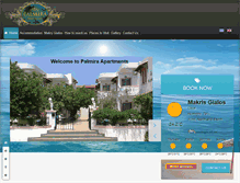 Tablet Screenshot of makrigialos-apartments.gr